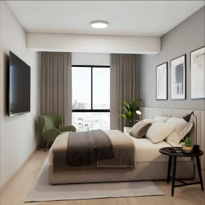 DORMITORIO (RENDER) - CERVANTES